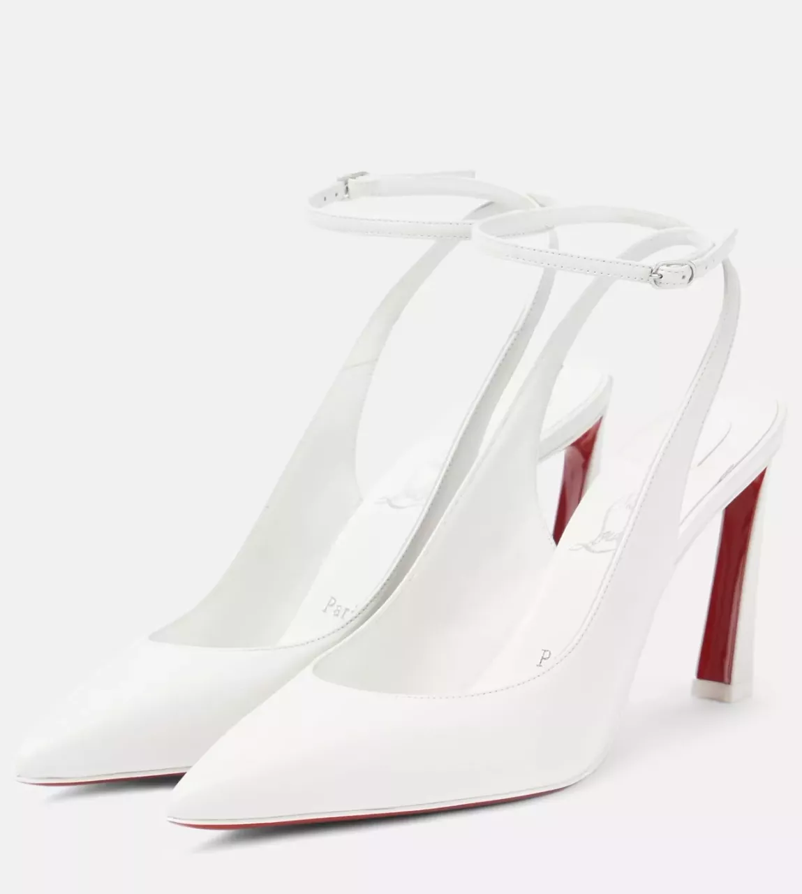 【送料&関税込】Christian Louboutin DACcolletAC Condorline 5 O Condora - 85 mm Strappy sandals - Patent leather - Black